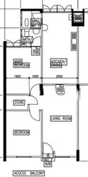 Blk 334 Clementi Avenue 2 (Clementi), HDB 3 Rooms #601039581